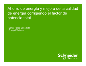 Ahorro de Energía - Schneider Electric