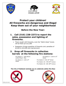 Protect your children! All fireworks are dangerous and illegal Keep