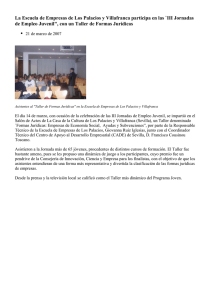 La Escuela de Empresas de Los Palacios y Villafranca participa en las