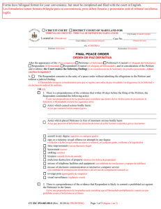 FINAL PEACE ORDER Forms have bilingual