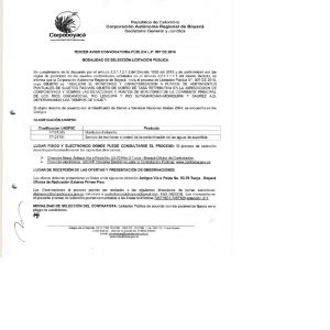 Page 1 N. República de Colombia Corporación Autónoma Regional