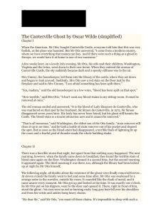 The Canterville Ghost by Oscar Wilde (simplified)