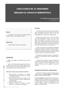 un caso clínico de un Trastorno Obsesivo