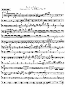 [ Ludwig van Beethoven Symphony No. 7 in A Major, Op. 92 impanl T