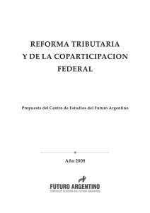 Reforma Tributaria y Coparticipación