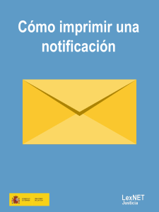 Cómo imprimir una notificación