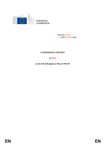 EUROPEAN COMMISSION Brussels, XXX […](2013