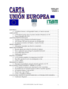 Número VIII - Instituto de Estudios de la Integración Europea