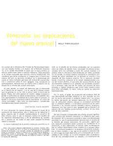 Venezuela: las implicaciones del nuevo arancel 1