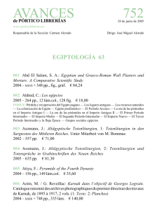 Portico Avances 752 - Egiptologia 63