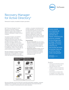 Recovery Manager for Active Directory