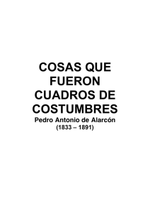 COSAS QUE FUERON CUADROS DE COSTUMBRES