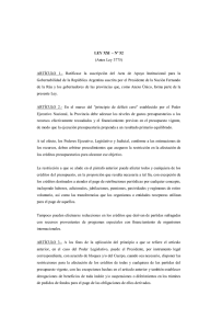 LEY VI – Nº 153 - DiputadosMisiones.gov.ar