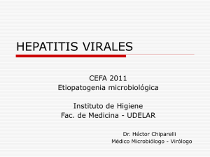 hepatitis virales - Instituto de Higiene