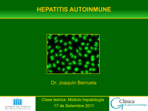 hepatitis autoinmune - Hospital de Clinicas
