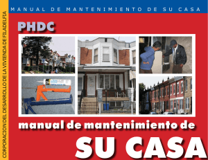 manual de mantenimiento de - Philadelphia Housing Development