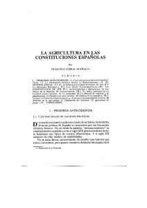 la agricultura en _las constituciones espanolas