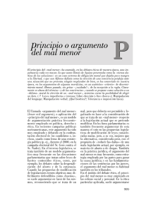 Principio o argumento del mal menor