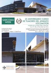 sarcoma week - SEOQ Sociedad Española de Oncología Quirúrgica