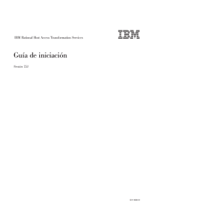 IBM Rational Host Access Transformation Services: Guía de iniciación