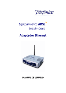 Manual del adaptador ethernet inalámbrico