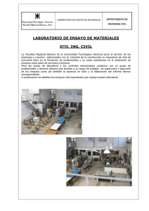laboratorio de ensayo de materiales dto. ing. civil