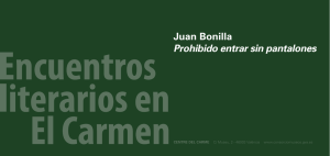 Juan Bonilla Prohibido entrar sin pantalones