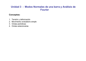 Unidad 3 - Modos Normales de una barra y Análisis de Fourier