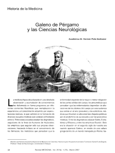 Galeno de Pérgamo y las Ciencias Neurológicas