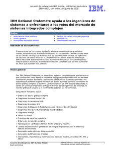 IBM Rational Statemate ayuda a los ingenieros de sistemas a