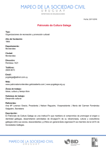Patronato da Cultura Galega - Mapeo de la Sociedad Civil