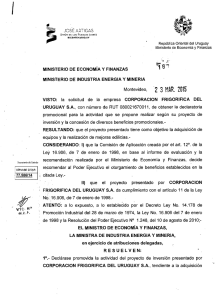 MINISTERIO DE ECONOMÍA Y FINANZAS `1 5 *