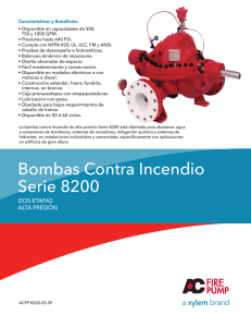 Bombas Contra Incendio Serie 8200