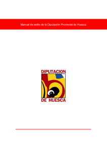 Manual de estilo de la Diputación Provincial de Huesca