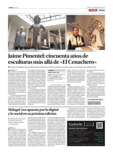 Jaime Pimentel: cincuenta años de esculturas más allá de