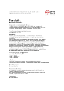 Tussistin - Farmacia Olaizola