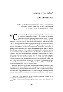 Crítica y hermenéutica - Repositorio de la Facultad de Filosofía y