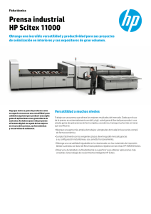 Prensa industrial HP Scitex 11000