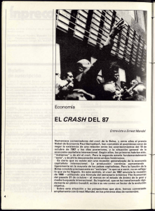 EL CRASH DEL 87