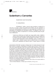Sydenham y Cervantes - Revista de Humanidades