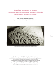 Arqueología tardoantigua en Asturias. Una perspectiva de la