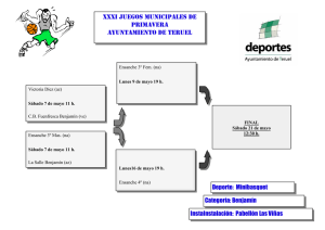 XXXI JUEGOS MUNICIPALES DE PRIMAVERA