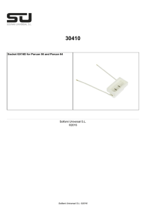 Socket GX16D for Parcan 56 and Parcan 64 Solfami Universal S.L.