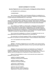 Decreto Supremo Nº 017-98-ITINCI