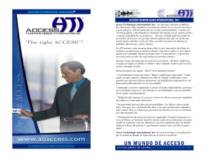 un mundo de acceso - Access Technologies International