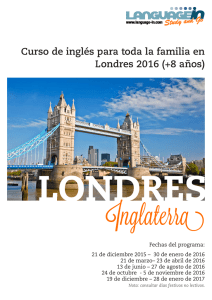 Curso de inglés para familias en Londres 2016