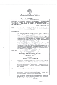 Reglamento del IX Concurso - Ministerio de Relaciones Exteriores