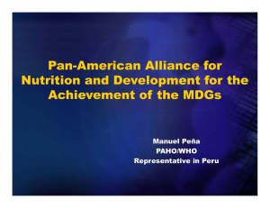 Pan-American Alliance for Nutrition and Development for