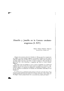 Abanilla y Jumilla en la Corona catalano- aragonesa (S. XIV)