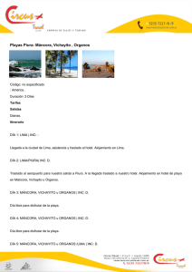 Playas Piura: Máncora, Vichayito , Organos